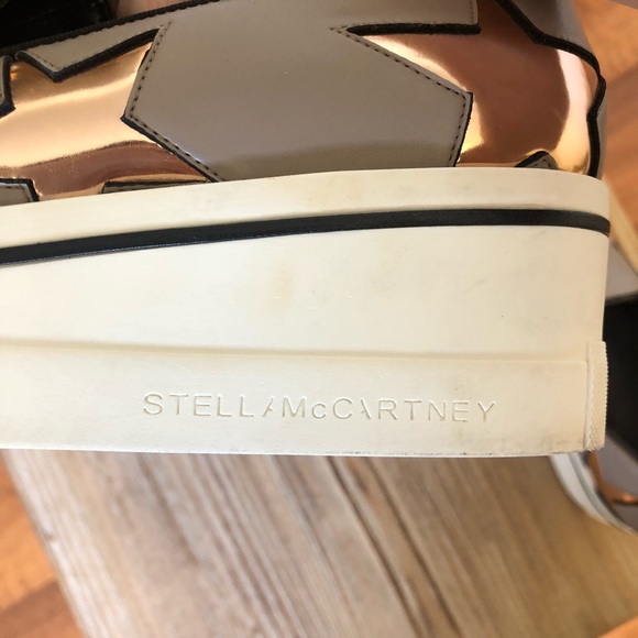 Stella McCartney Binx gray and rose gold shoes - Picture 8 of 8